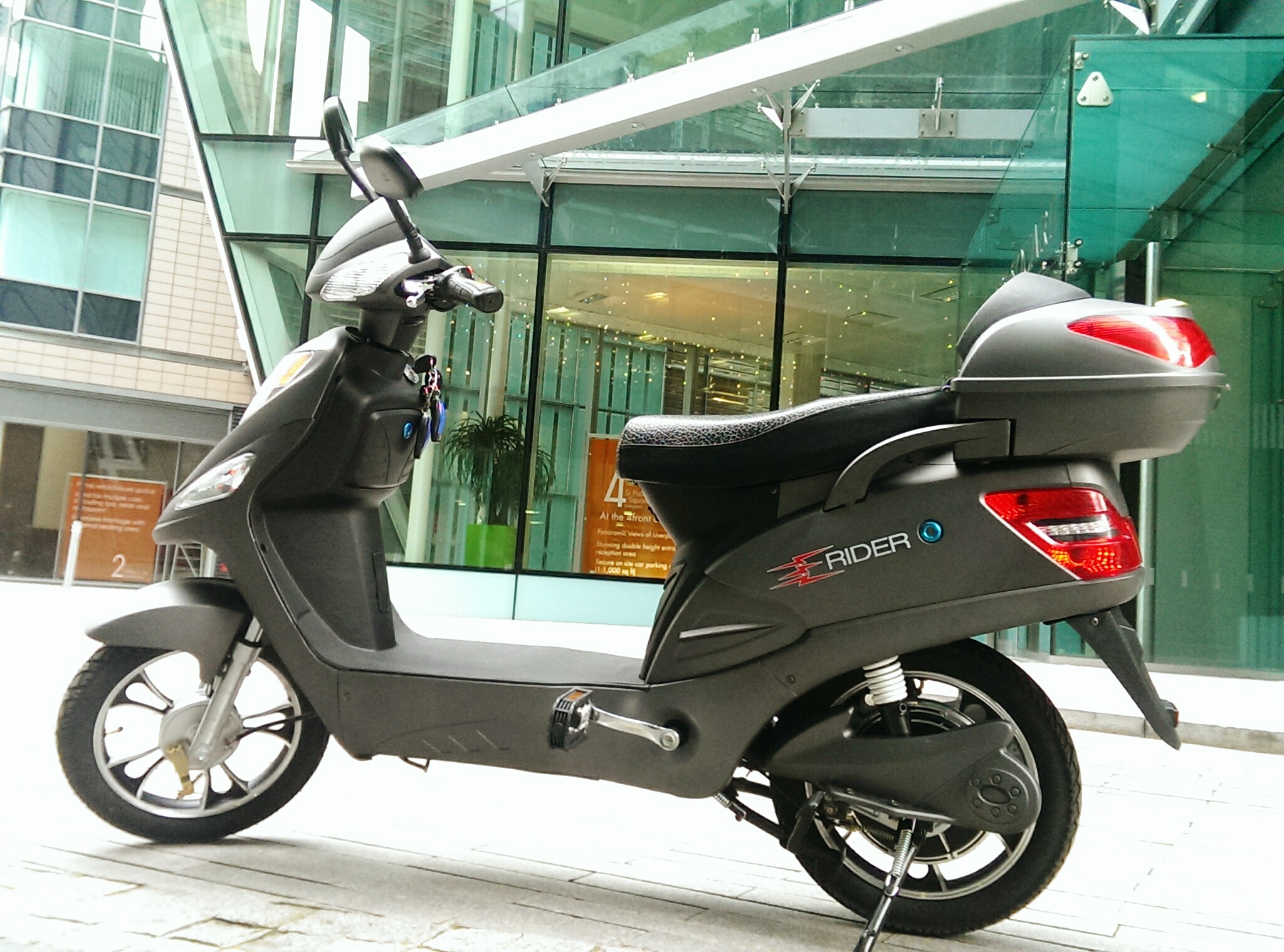 E Rider Model 15 electric moped for adults