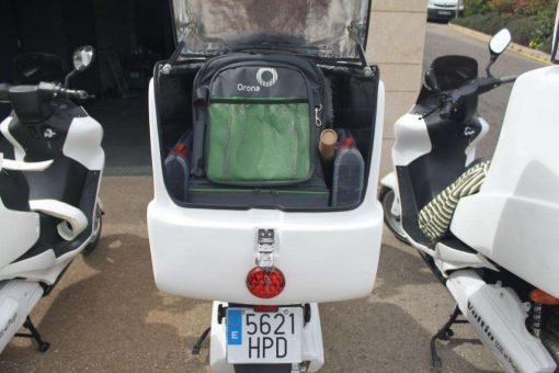 Open Cargo Box Electric Motorbike