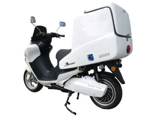 Back Of Cargo Electric Motorbike