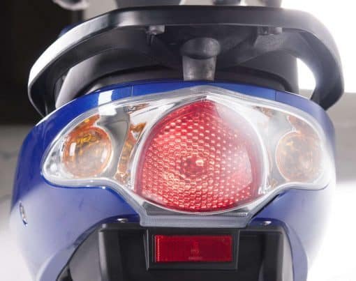 Back Of Electric Motorbike