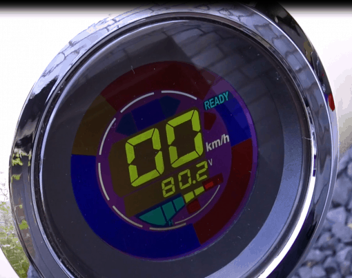 Speedo Of Electric Moped