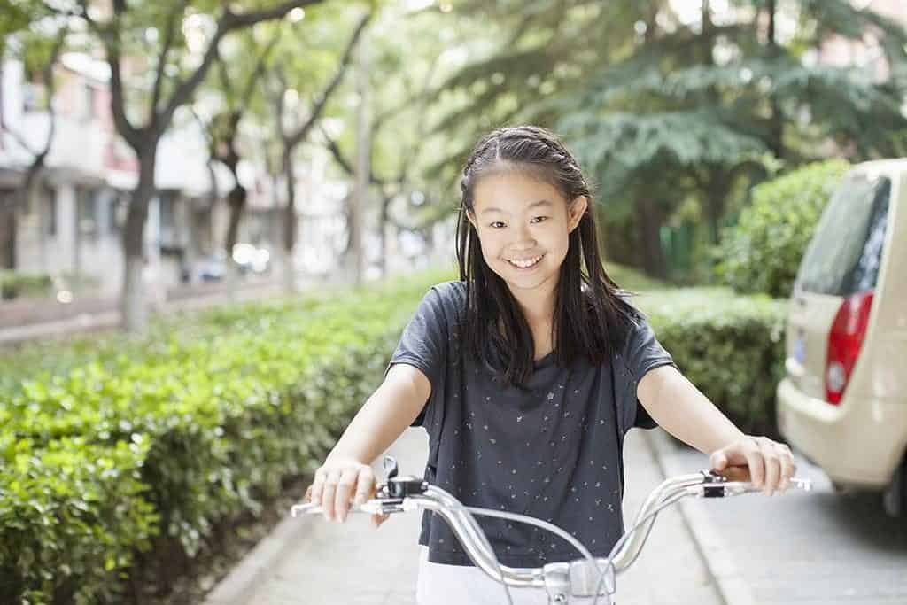 Girl On Bike